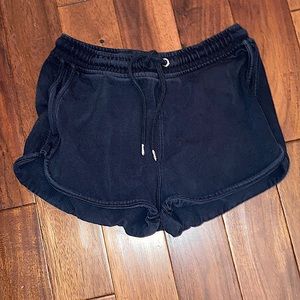 Girls Black short shorts